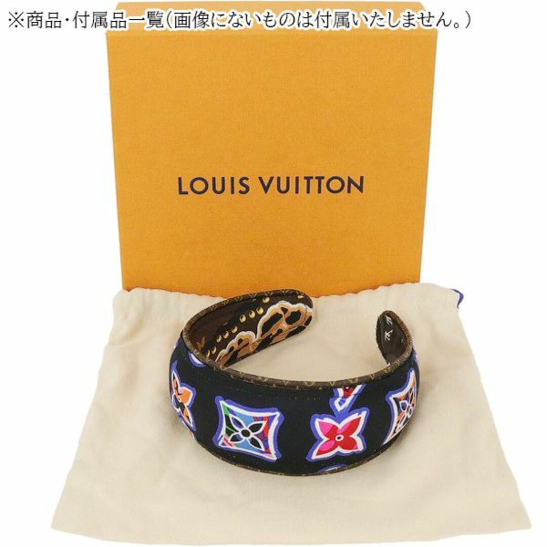 LOUIS VUITTON(ルイヴィトン)のルイヴィトン カチューシャ ベッドバンド レディース シルク 未使用 9999 レディースのヘアアクセサリー(カチューシャ)の商品写真