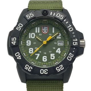 ルミノックス(Luminox)の☆☆LUMINOX ルミノックス ネイビーシールズ 3500シリーズ グリーン クォーツ メンズ 腕時計 NAVY SEAL(腕時計(アナログ))