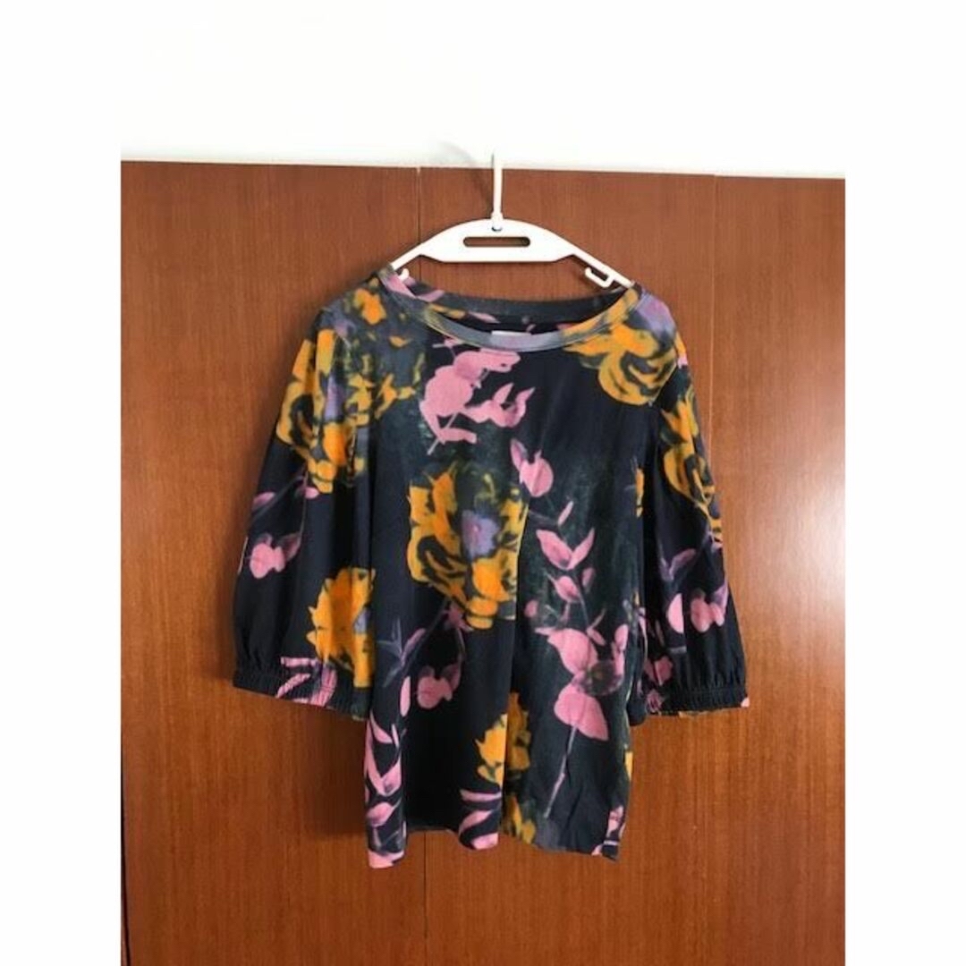 21SS DRIES VAN NOTEN 水墨画風 フラワー柄 5万1700円