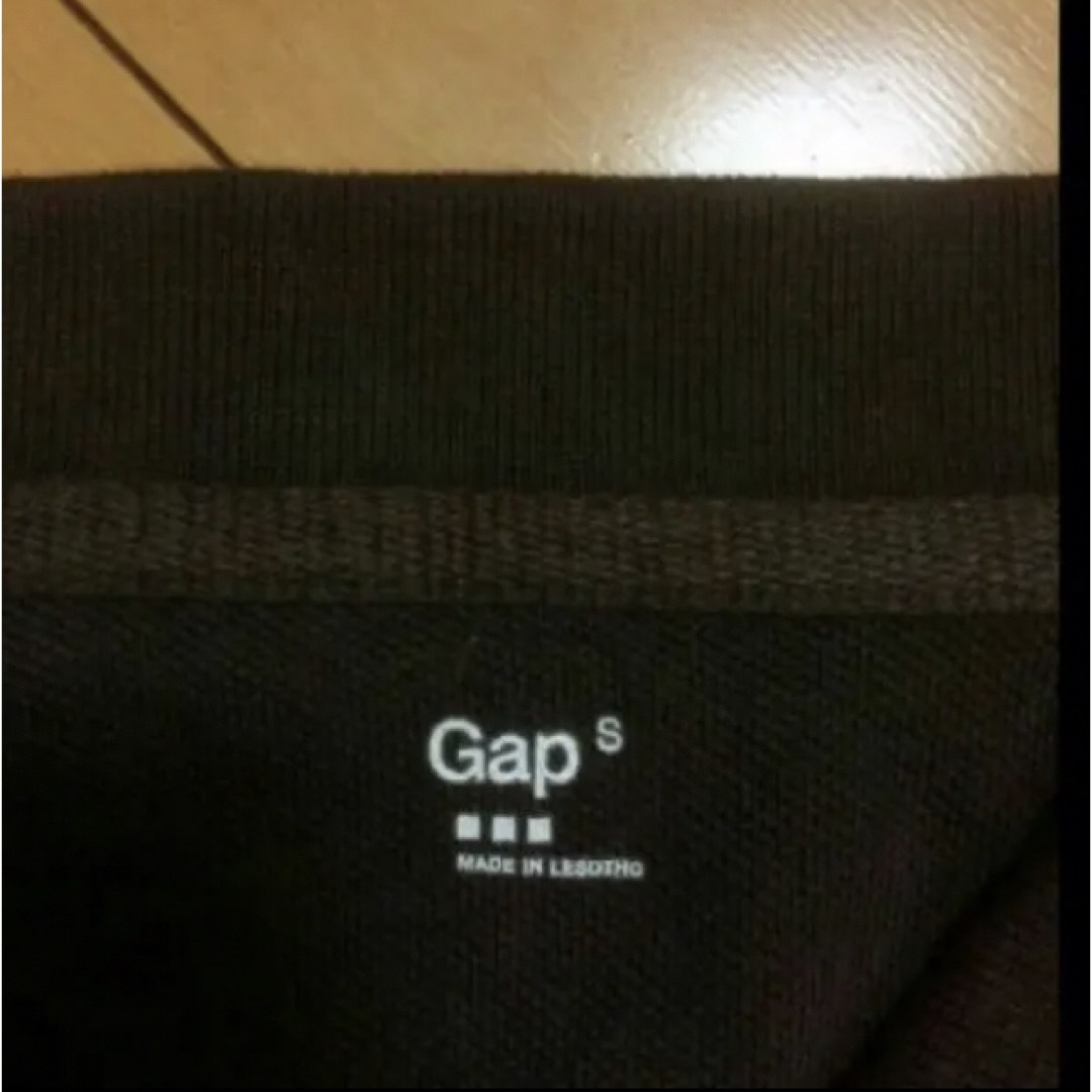 GAP(ギャップ)のGAPダークブラウンボーダコットンカノコポロ メンズのトップス(ポロシャツ)の商品写真