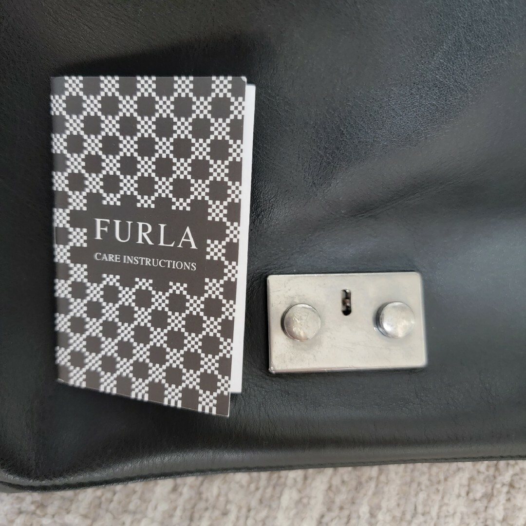 【レア】伊製 FURLA フルラ ビジネスバッグ 2WAY リュック バッグ