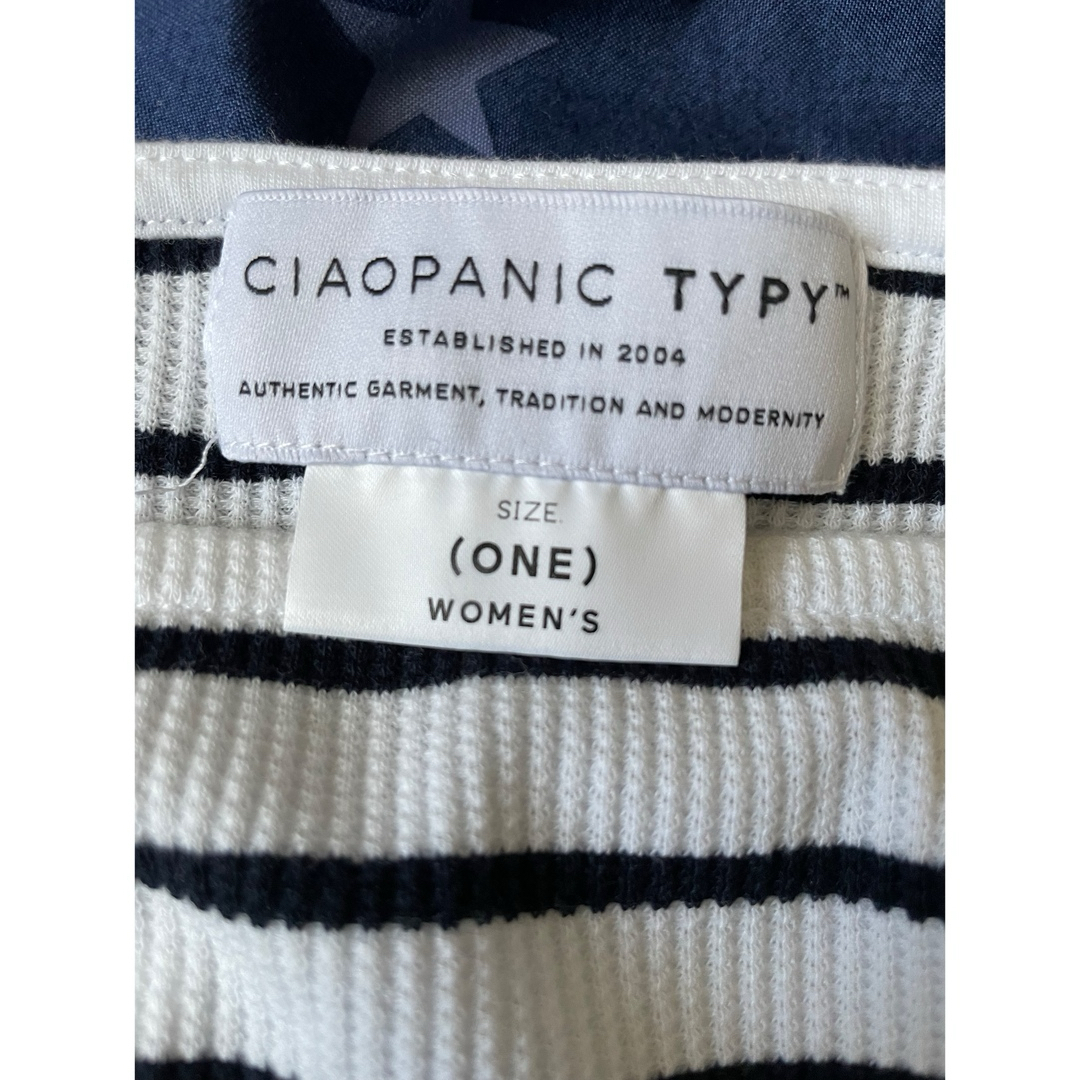 CIAOPANIC TYPY ボーダーTシャツ レディースのトップス(Tシャツ(半袖/袖なし))の商品写真