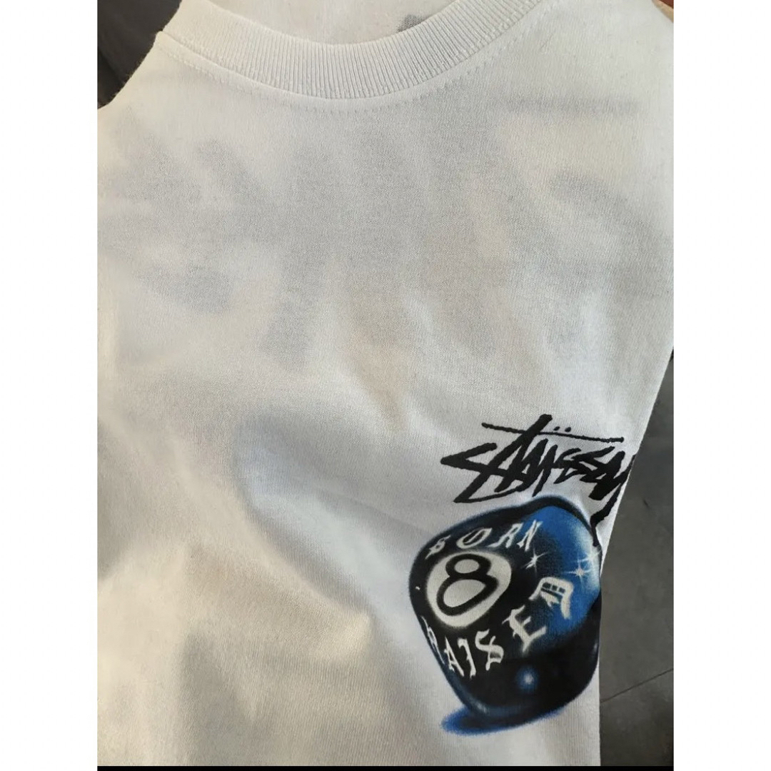 ステューシー ボーン x レイズド 8 ボール Tシャツ \