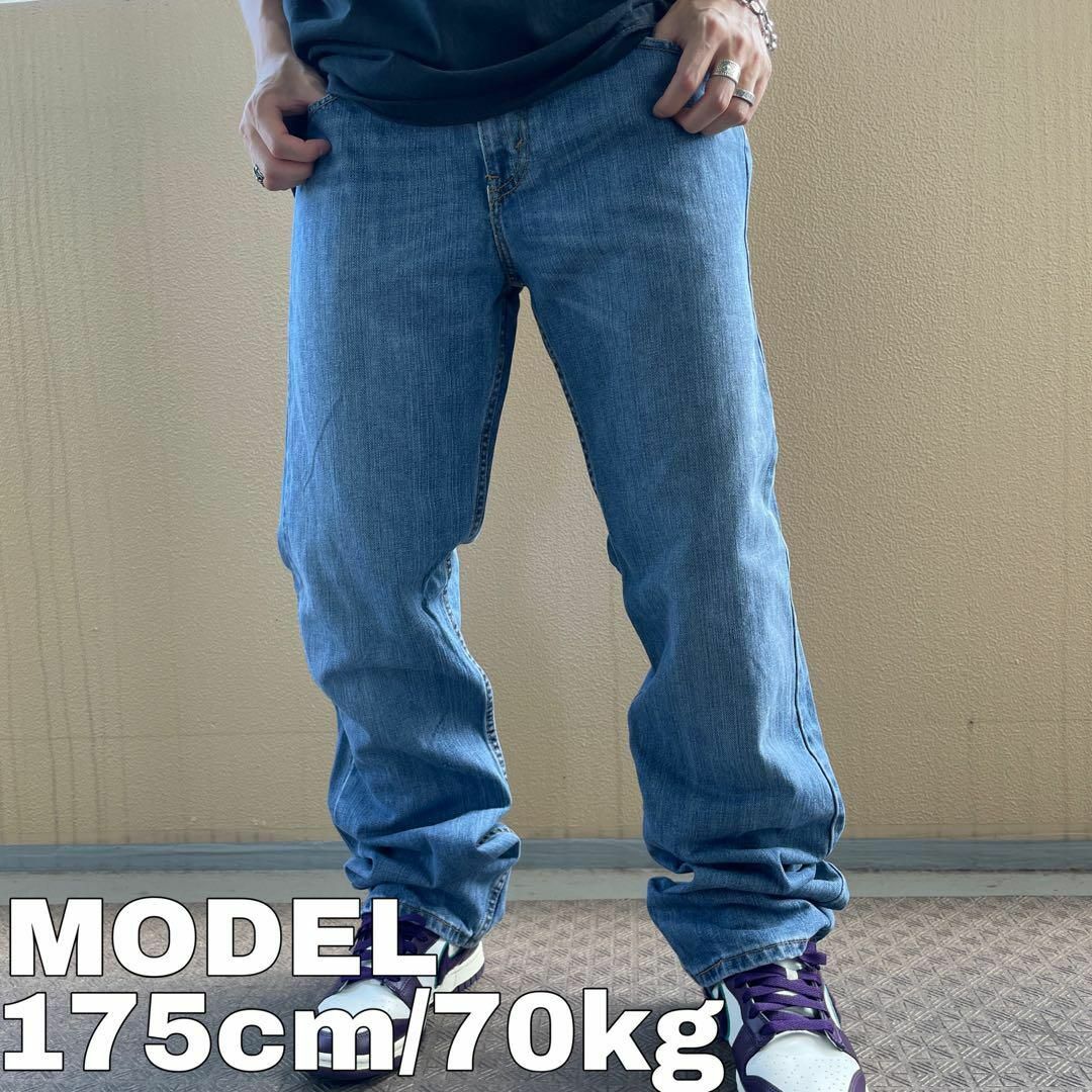 W32 Levi´s リーバイス569 ブルーデニム バギーパンツ 青 ルーズ-