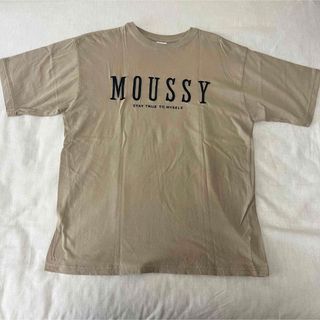 マウジー(moussy)のMOUSSY Tシャツ ベージュ(Tシャツ(半袖/袖なし))