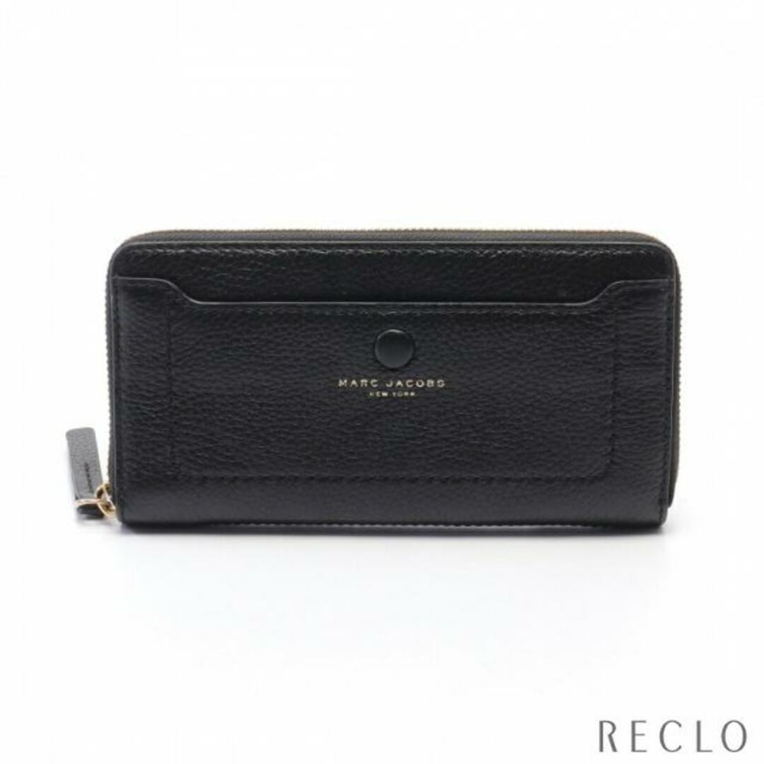 STANDARD CONTINENTAL WALLET ラウンドファスナー長財布 レザー ブラック