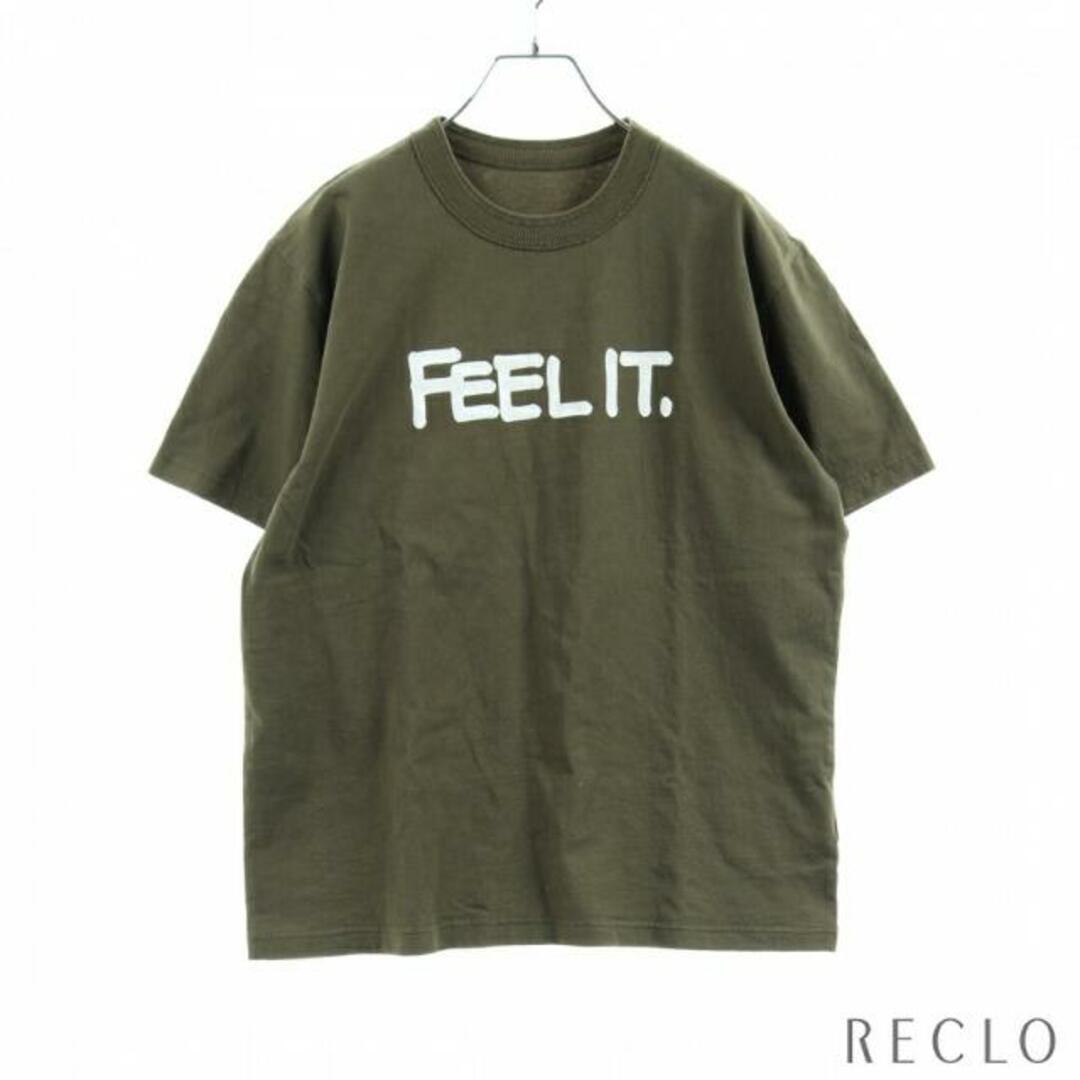 sacai(サカイ)のSacai × Eric Haze Feel It Tee Tシャツ カーキグリーン ホワイト メンズのトップス(Tシャツ/カットソー(半袖/袖なし))の商品写真