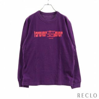 サカイ(sacai)のforever ever ever Tシャツ 長袖 パープル レッド ブラック(Tシャツ/カットソー(七分/長袖))