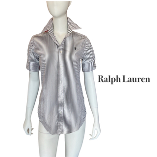 ラルフローレン(Ralph Lauren)のりこ様専用！【RALRH LAUREN】ストライプ　4/160/88A(シャツ/ブラウス(半袖/袖なし))
