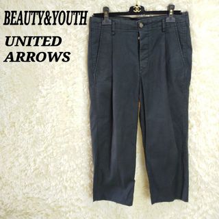 ビューティアンドユースユナイテッドアローズ(BEAUTY&YOUTH UNITED ARROWS)のビューティーアンドユース【M】カジュアルパンツ ボトムス ストレート 黒無地(カジュアルパンツ)