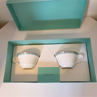 ティファニー(Tiffany & Co.)のティファニー　プラチナブルーバンド(グラス/カップ)