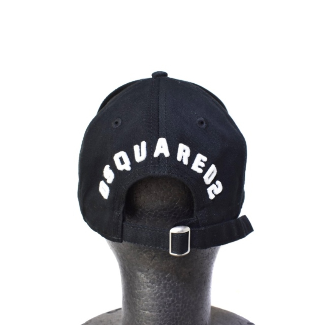 DSQUARED2 - ディースクエアード ICON キャップ 帽子 ロゴ 刺繍 黒