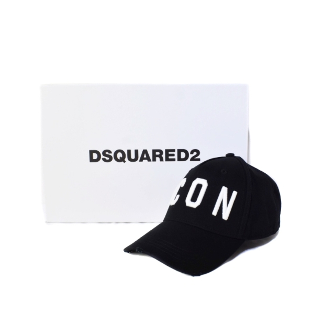 DSQUARED2☆ディースクエアード☆ICON ロゴ刺繍 キャップ | kensysgas.com