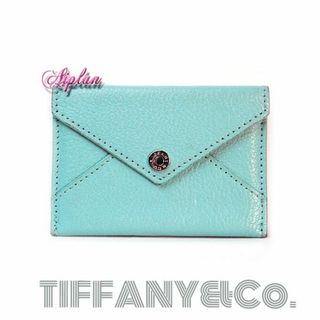 ティファニー(Tiffany & Co.)のティファニー ■レター型レザーカードケース 名刺入れ パスケース 　ロゴ金具(名刺入れ/定期入れ)