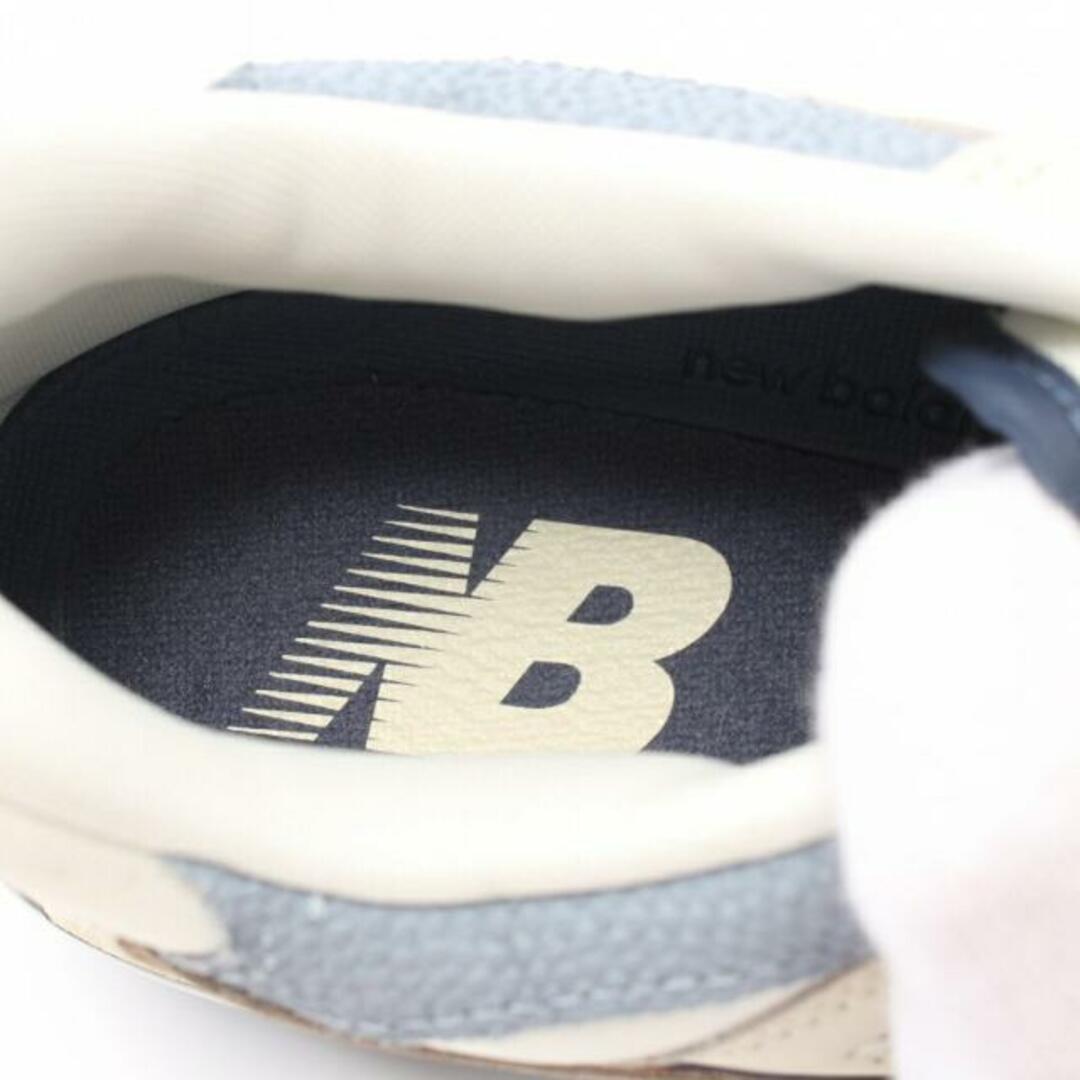 New Balance(ニューバランス)の ローカットスニーカー レザー ライトベージュ ブルーグレー レディースの靴/シューズ(スニーカー)の商品写真