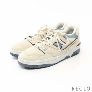 ニューバランス(New Balance)の ローカットスニーカー レザー ライトベージュ ブルーグレー(スニーカー)