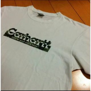 カーハート(carhartt)のカーハートホワイトコットンT(Tシャツ/カットソー(半袖/袖なし))