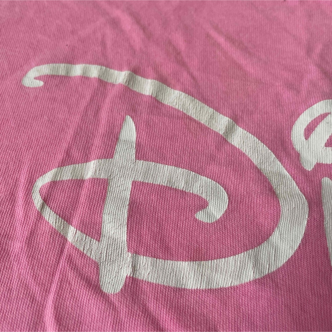 H&M(エイチアンドエム)のH＆M 蛍光ピンク DisneyTシャツ レディースのトップス(Tシャツ(半袖/袖なし))の商品写真