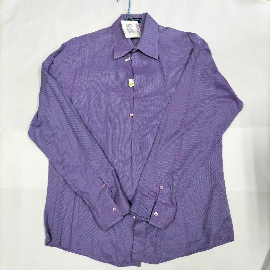 VERSACE 紫色のシャツ 発送 シャツ - LITTLEHEROESDENTISTRY