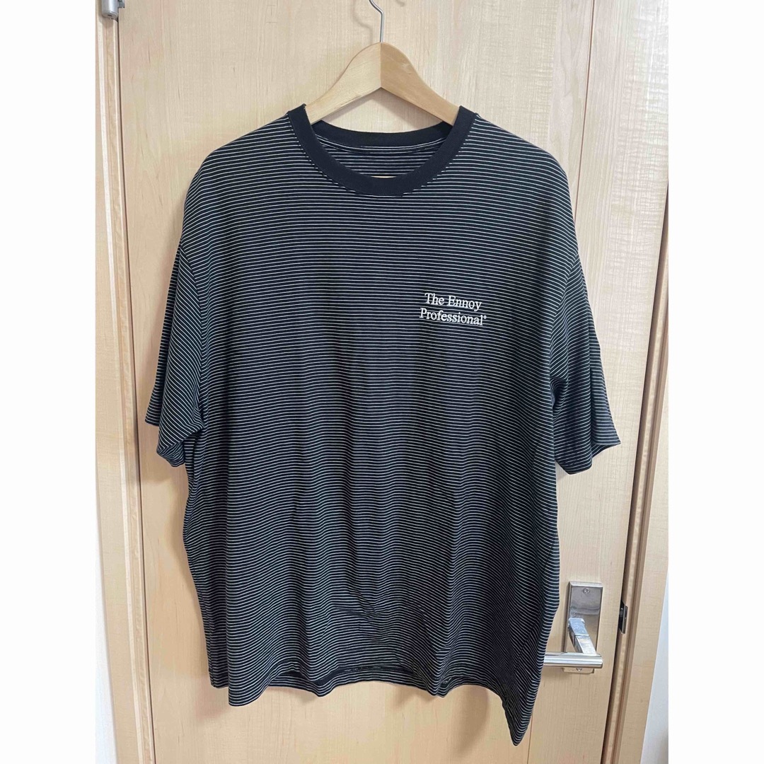 【激レア】【美品】ennoy エンノイ ボーダー Tシャツ black XL