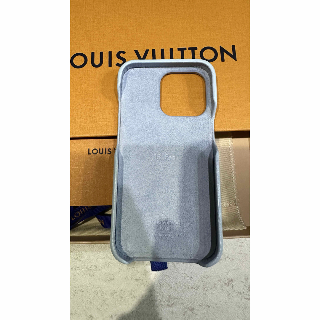 LOUIS VUITTON(ルイヴィトン)のルイヴィトン★iPhone13pro用ケース 正規品 ブルー スマホ/家電/カメラのスマホアクセサリー(iPhoneケース)の商品写真