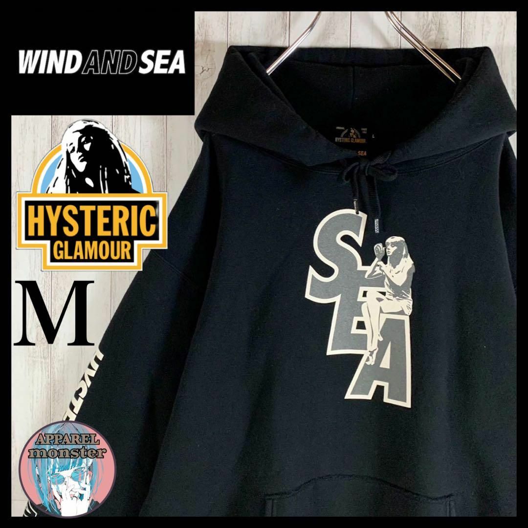 WIND AND SEA × Hysteric glamour コラボ パーカー - パーカー WIND AND SEA × Hysteric glamour コラボ パーカー - パーカー