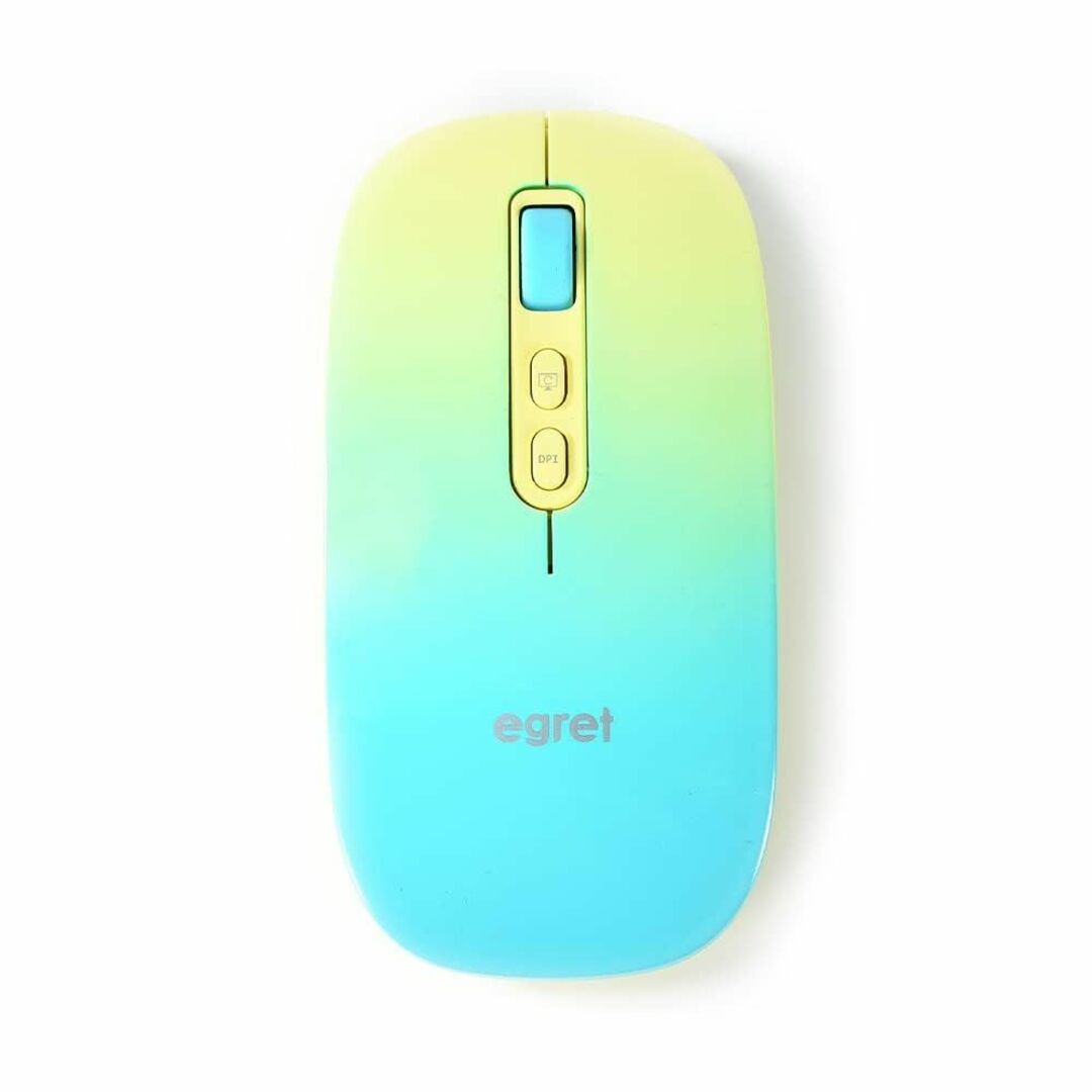 PC/タブレット【色: Magenta】EGRET 女性向けかわいいマウス Bluetooth5