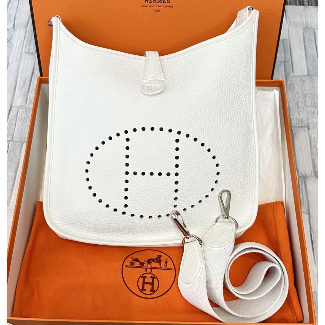 極美品！！【HERMES】エルメス　エブリンPM ショルダーバッグ シルバー金具