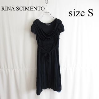 リナシメント(RINASCIMENTO)のRINA SCIMENTO スリーブレス デザイン ワンピース チュニック S(ミニワンピース)