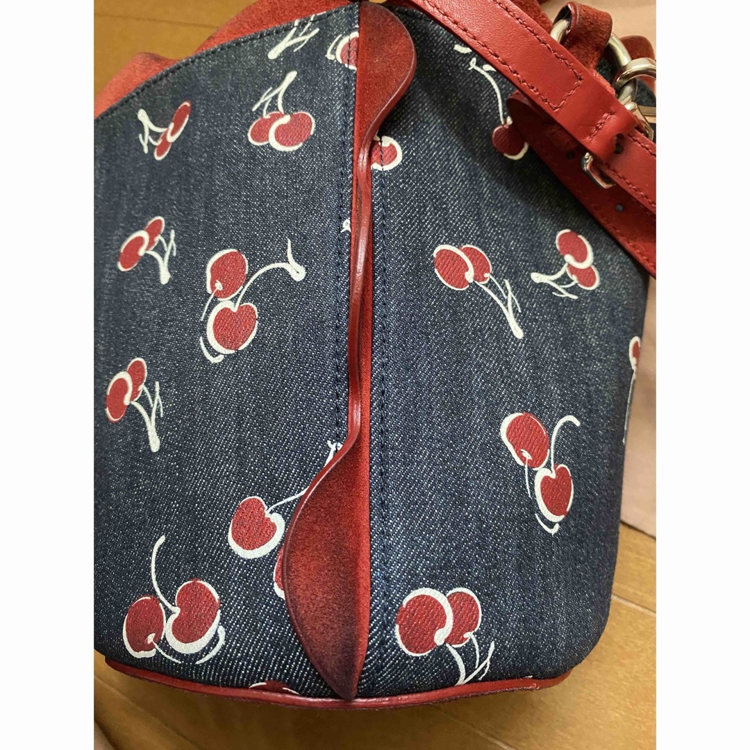 miumiu(ミュウミュウ)のmiumiu さくらんぼ　筒型 かばん レディースのバッグ(ショルダーバッグ)の商品写真