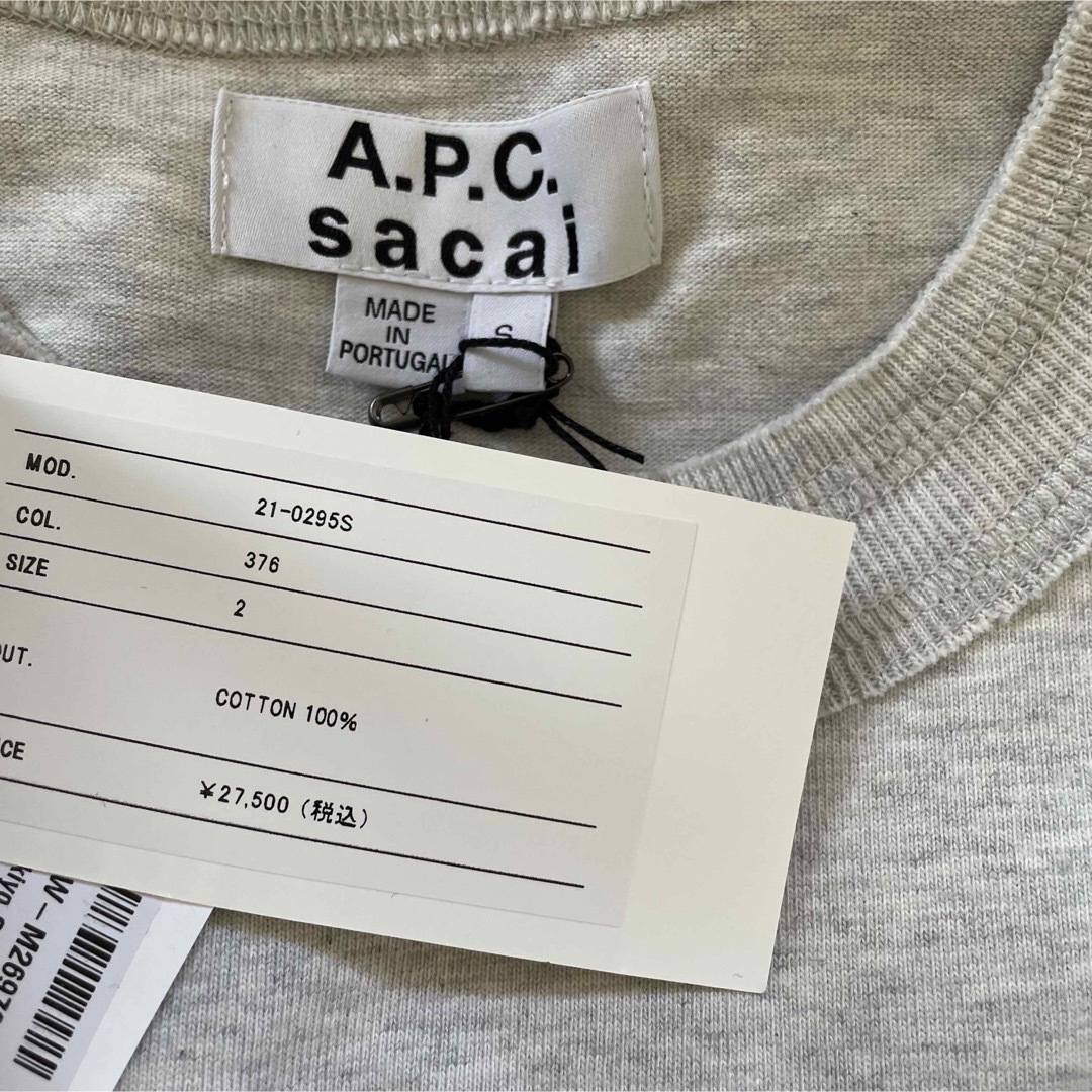 新品未使用SACAI × A.P.C. Kiyo Tee BLACK Mサイズ