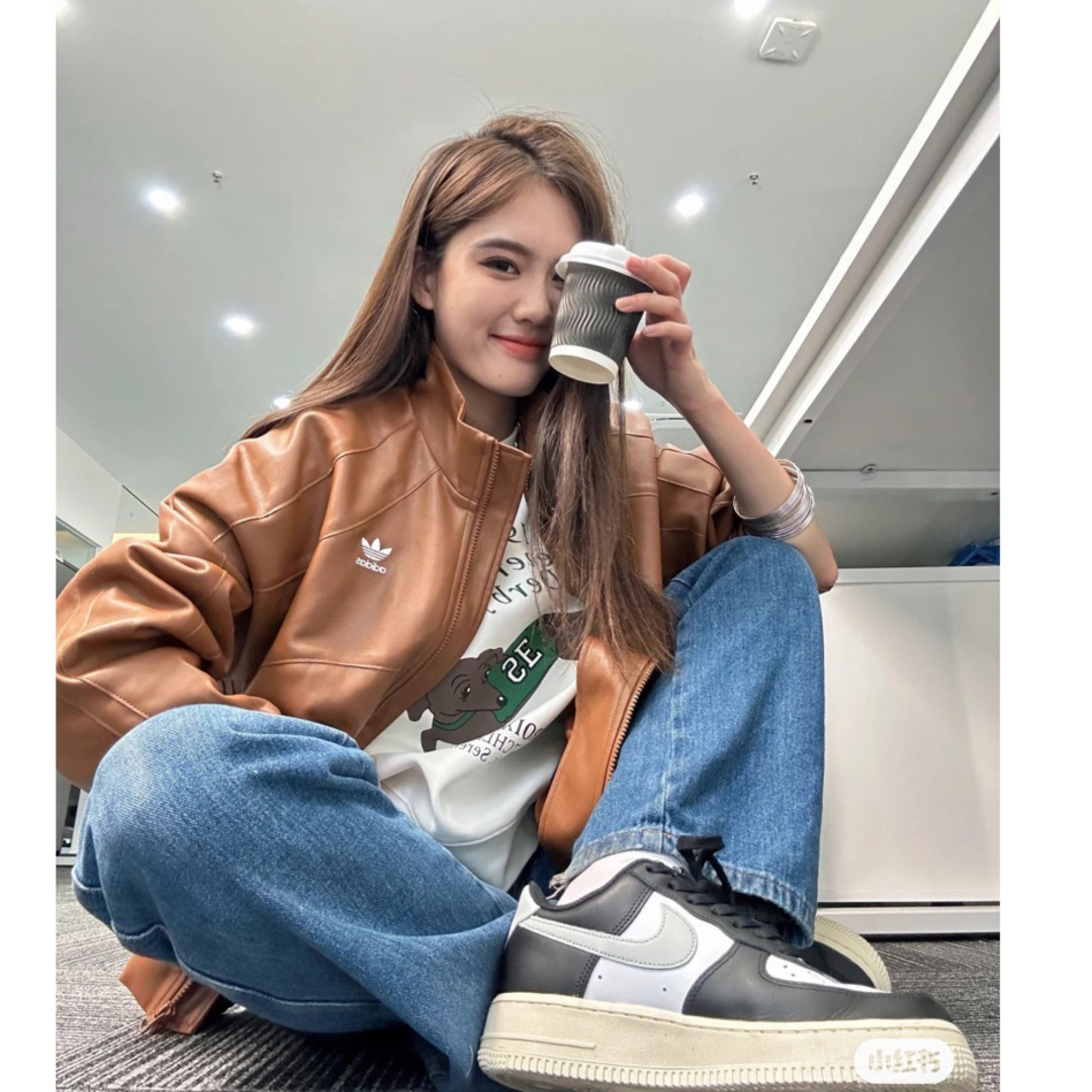 Originals(adidas) - フェイクレザージャケット アディブレイク