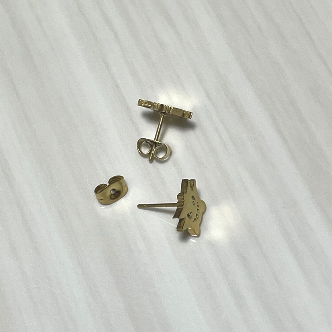 ゲンガー ピアス 両耳 ステンレス 金 ゴールド レディースのアクセサリー(ピアス)の商品写真