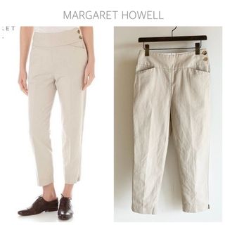 マーガレットハウエル(MARGARET HOWELL)の2018SS マーガレットハウエル コットン リネン オックスフォード パンツ(カジュアルパンツ)