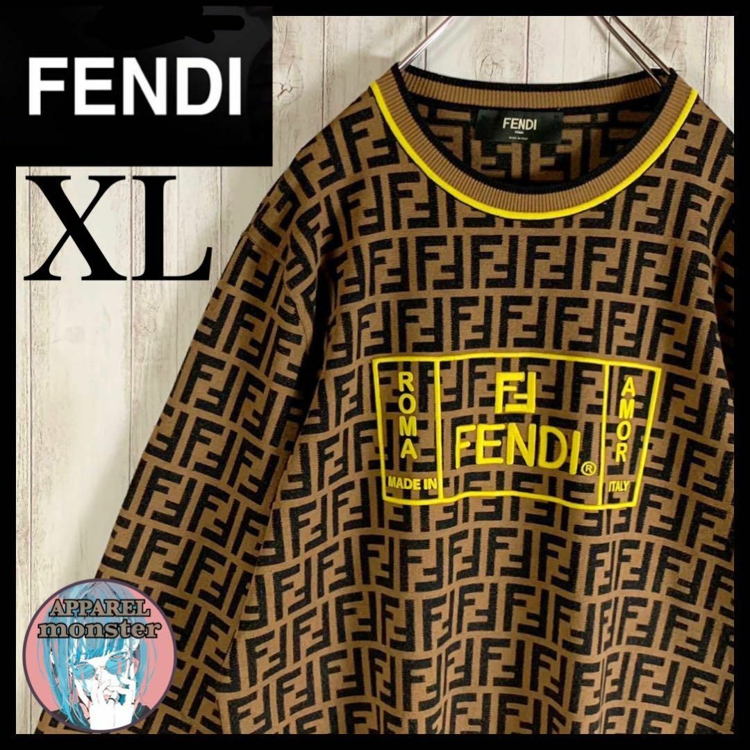 FENDI - 【超人気モデル】FENDI フェンディ ズッカ センター刺繍 XL
