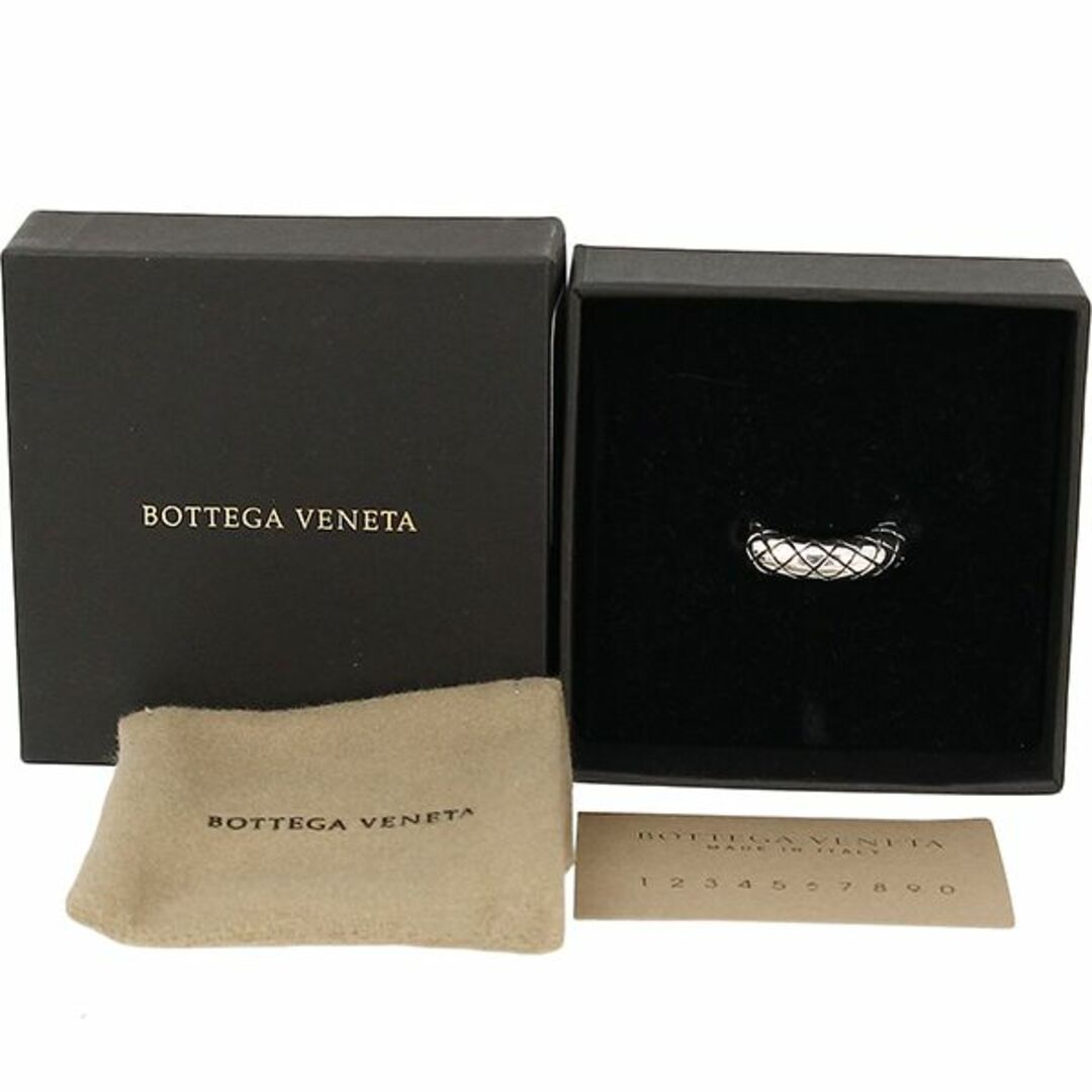 BOTTEGA VENETA シルバー リング 指輪 17号 メンズ 9357