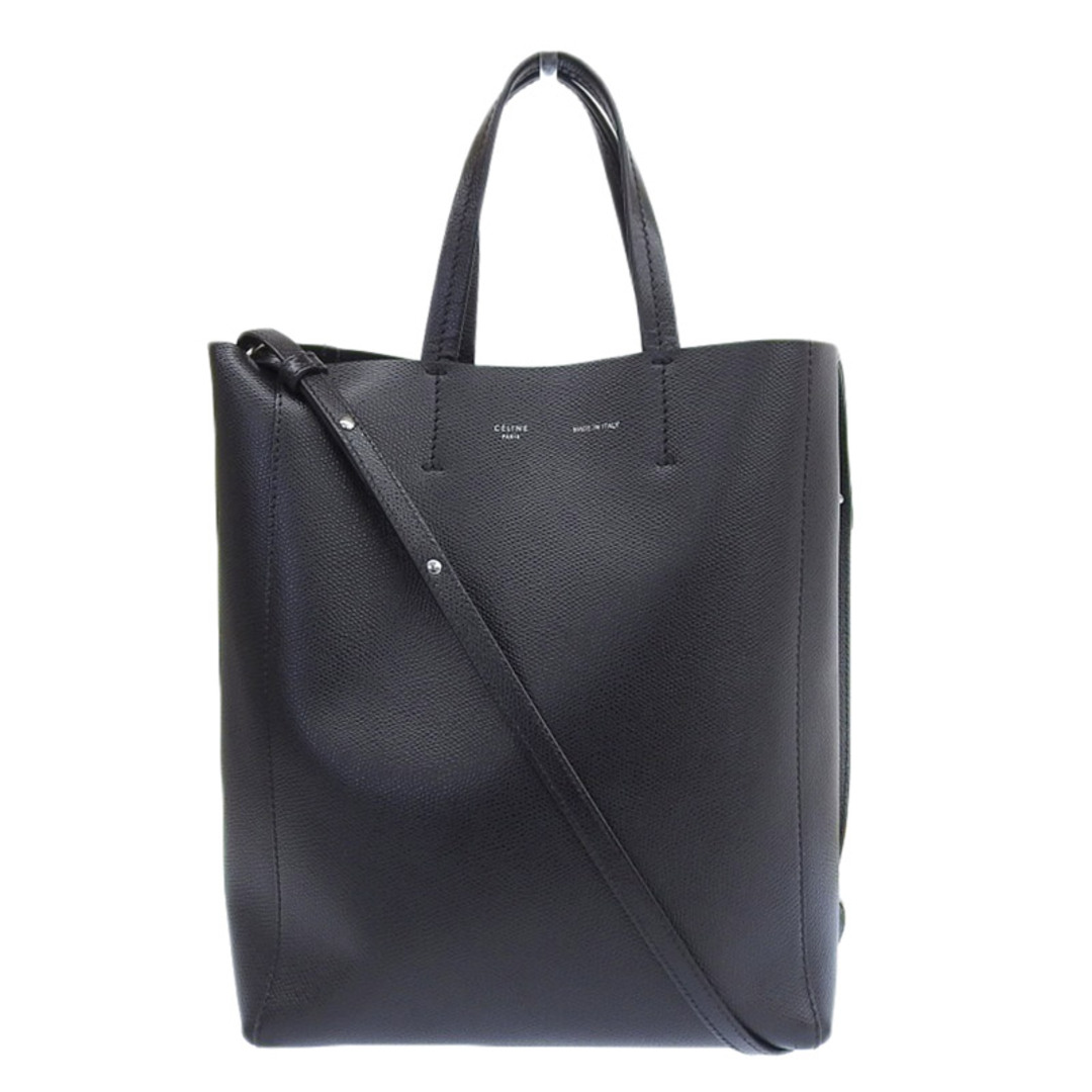 セリーヌ CELINE バーティカルカバ スモール 2WAYバッグ トートバッグ ショルダーバッグ レザー ブラック  新入荷 OB1520