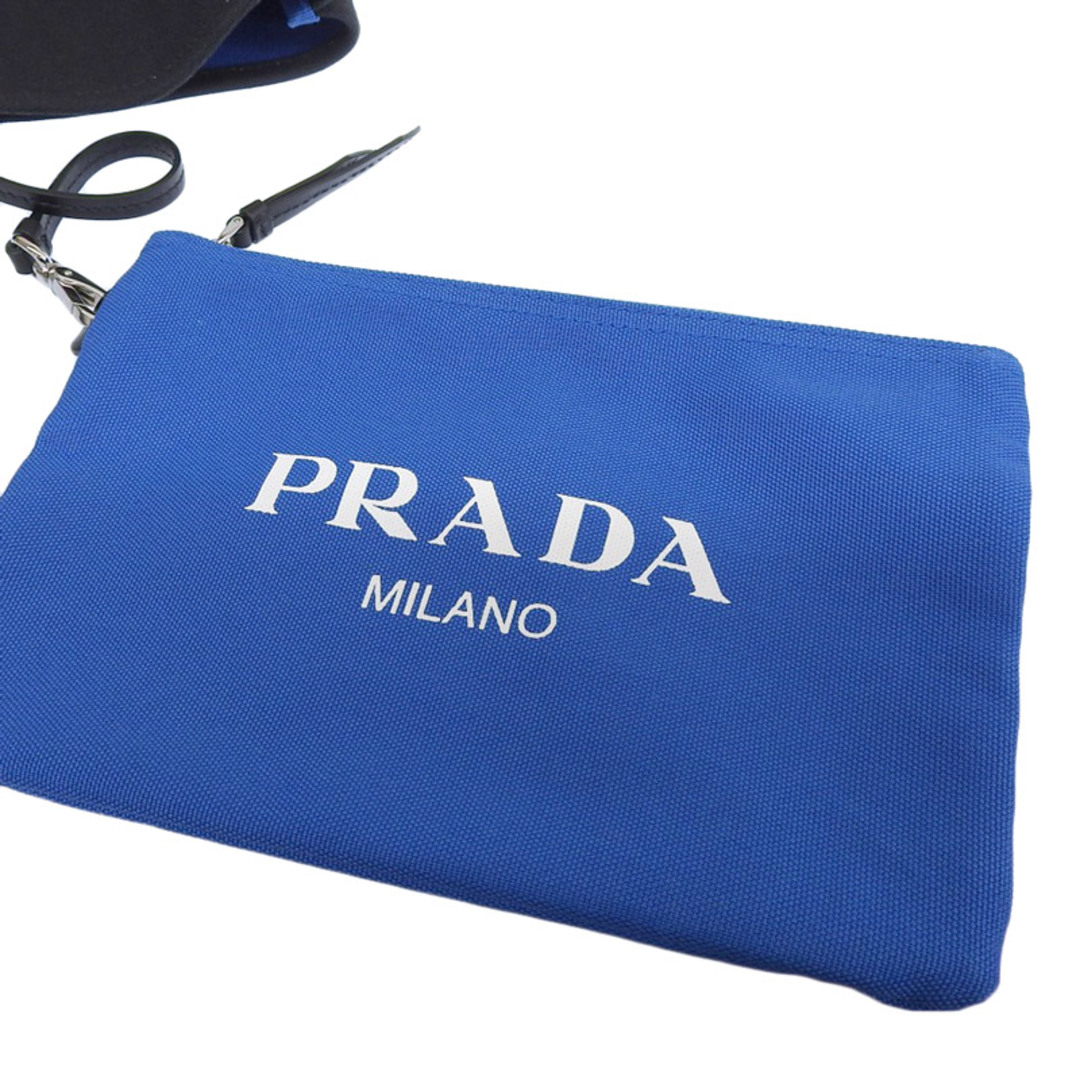 プラダ PRADA ビッグロゴトート トートバッグ キャンバス レザー