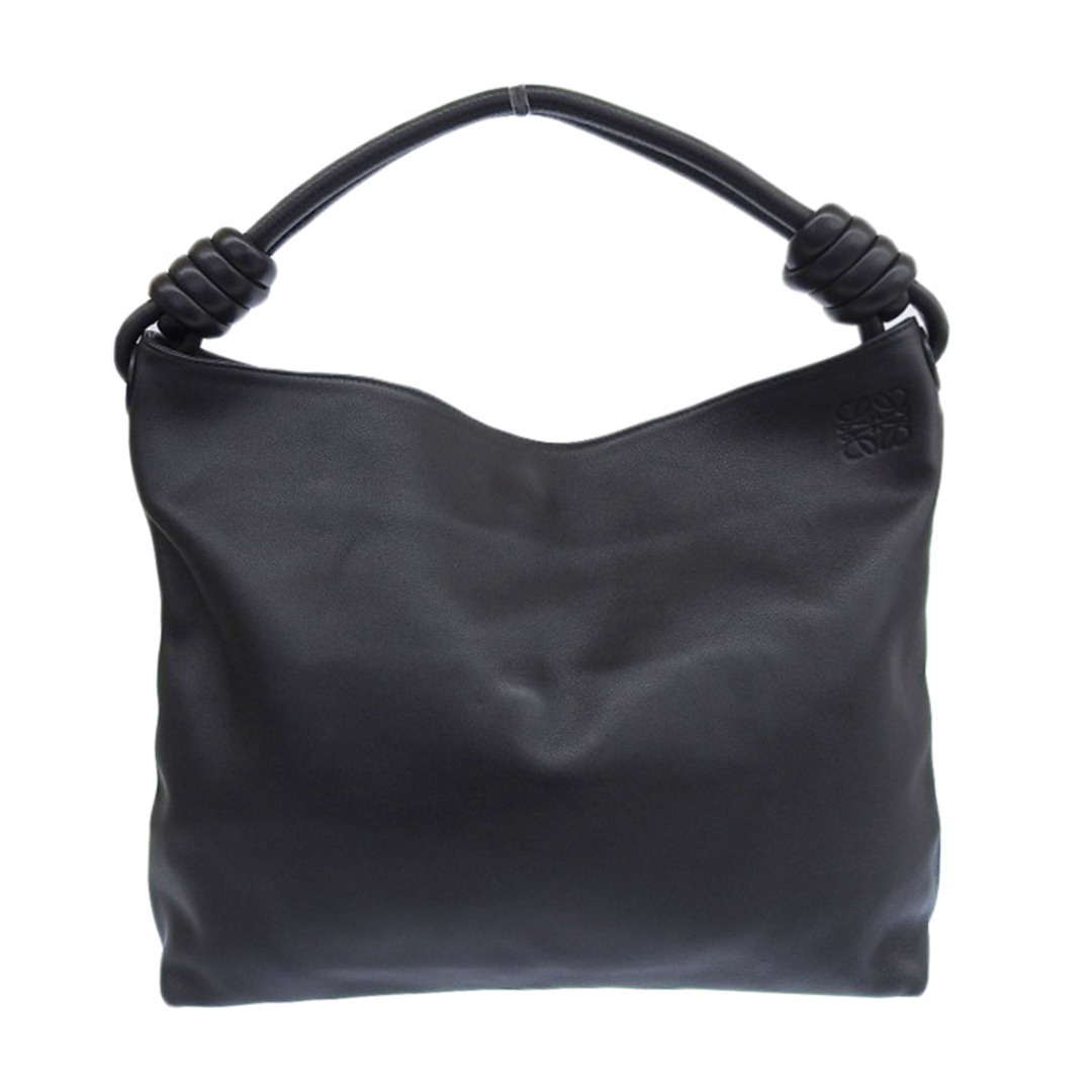 other - ロエベ LOEWE フラメンコノット ショルダーバッグ レザー ブラック 中古 新入荷 OB1527