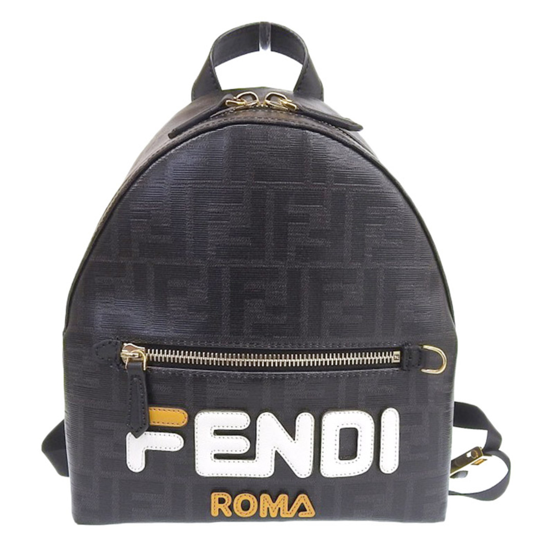 フェンディ FENDI フィラコラボ ズッカ リッュクサック バックパック PVC ブラック 8BN036  新入荷 OB1531