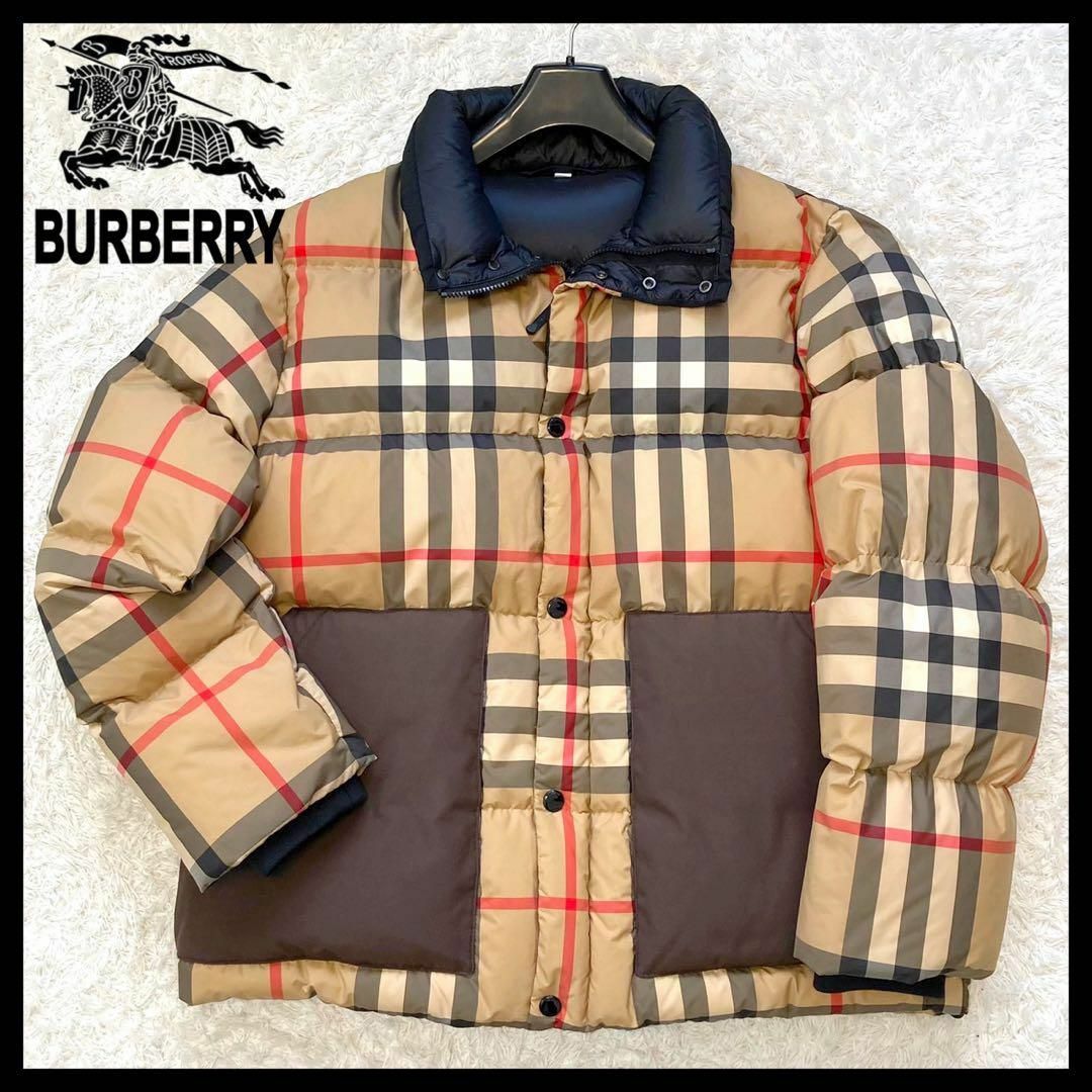 【超絶人気モデル】BURBERRY バーバリー ノバチェック ダウンジャケット | フリマアプリ ラクマ