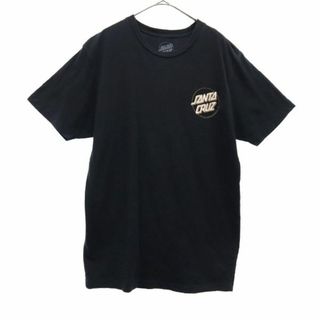 サンタクルーズ(Santa Cruz)のサンタクルーズ ロゴプリント 半袖 Tシャツ M ブラック SANTA CRUZ メンズ 【中古】  【230821】 メール便可(Tシャツ/カットソー(半袖/袖なし))