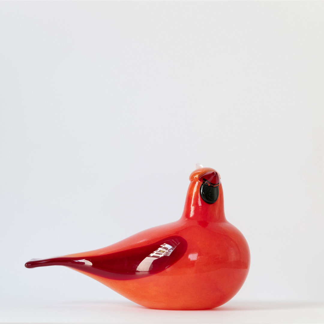 取置きiittala Oiva Toikka Red Cardinal 2014