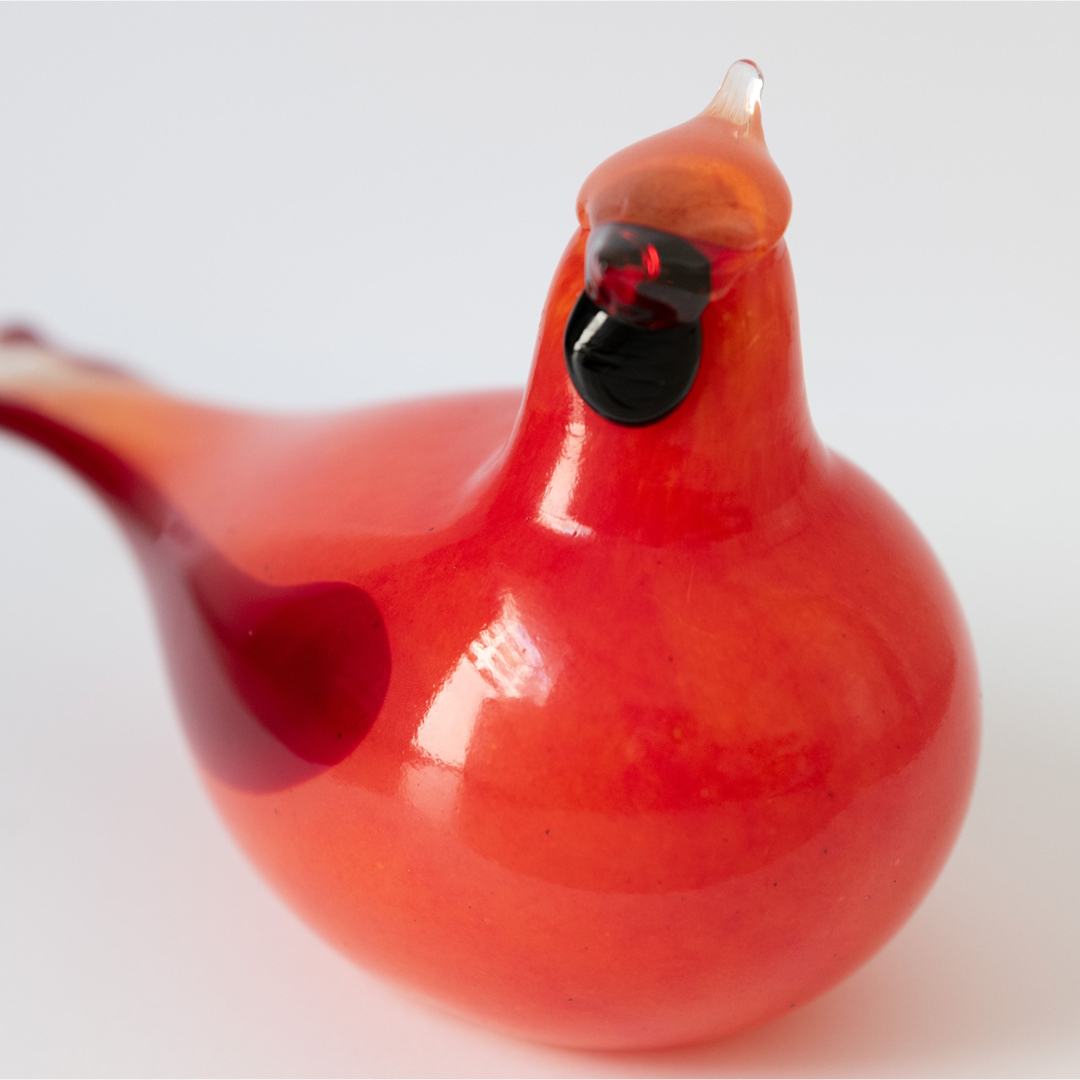 取置きiittala Oiva Toikka Red Cardinal 2014