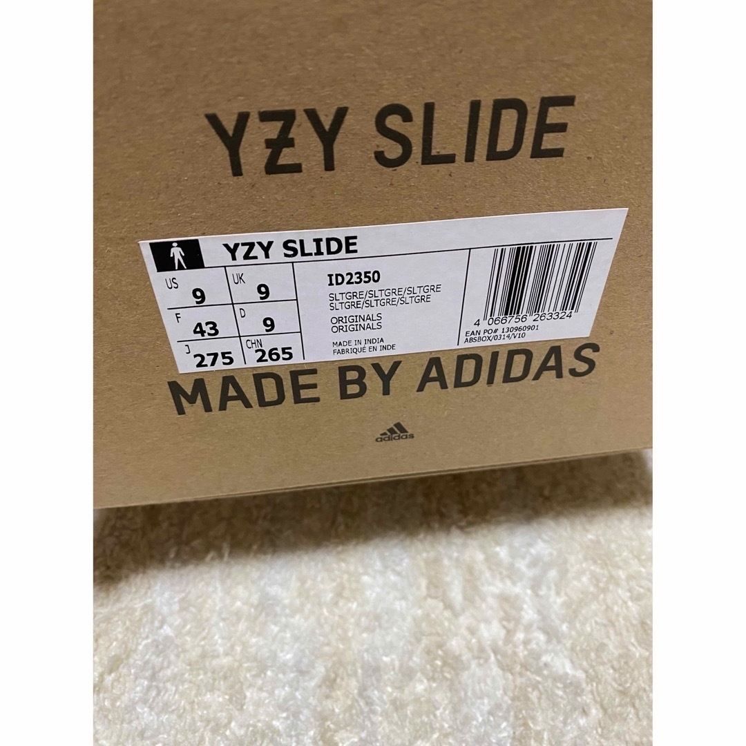 YEEZY（adidas）(イージー)のadidas YEEZY Slide "slate grey" メンズの靴/シューズ(サンダル)の商品写真