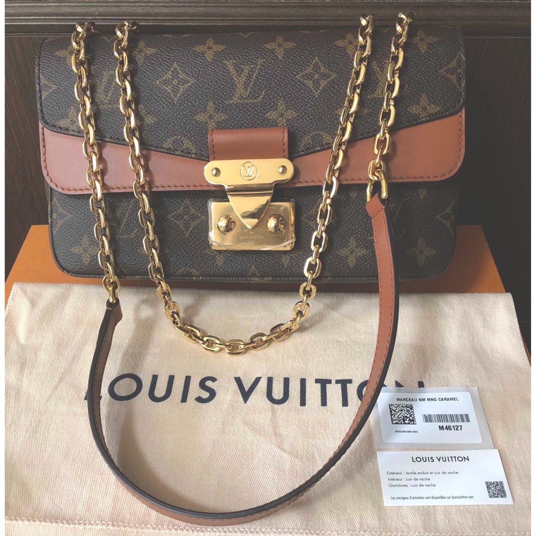 ルイヴィトン LOUIS VUITTON マンハッタン M43481 モノグラム  カバン 2WAY ショルダーバッグ  ハンドバッグ モノグラムキャンバス ブラウン キャラメル