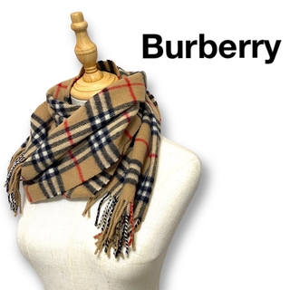 バーバリー(BURBERRY)のBurberry バーバリー マフラー ストール ウール イングランド製 (マフラー/ショール)