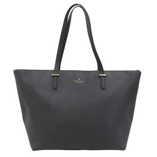 ケイトスペードニューヨーク(kate spade new york)の美品 ケイトスペード Kate Spade シダー ストリート ミディアム ハーモニー  カウレザー トートバッグ ブラック Y02196(トートバッグ)