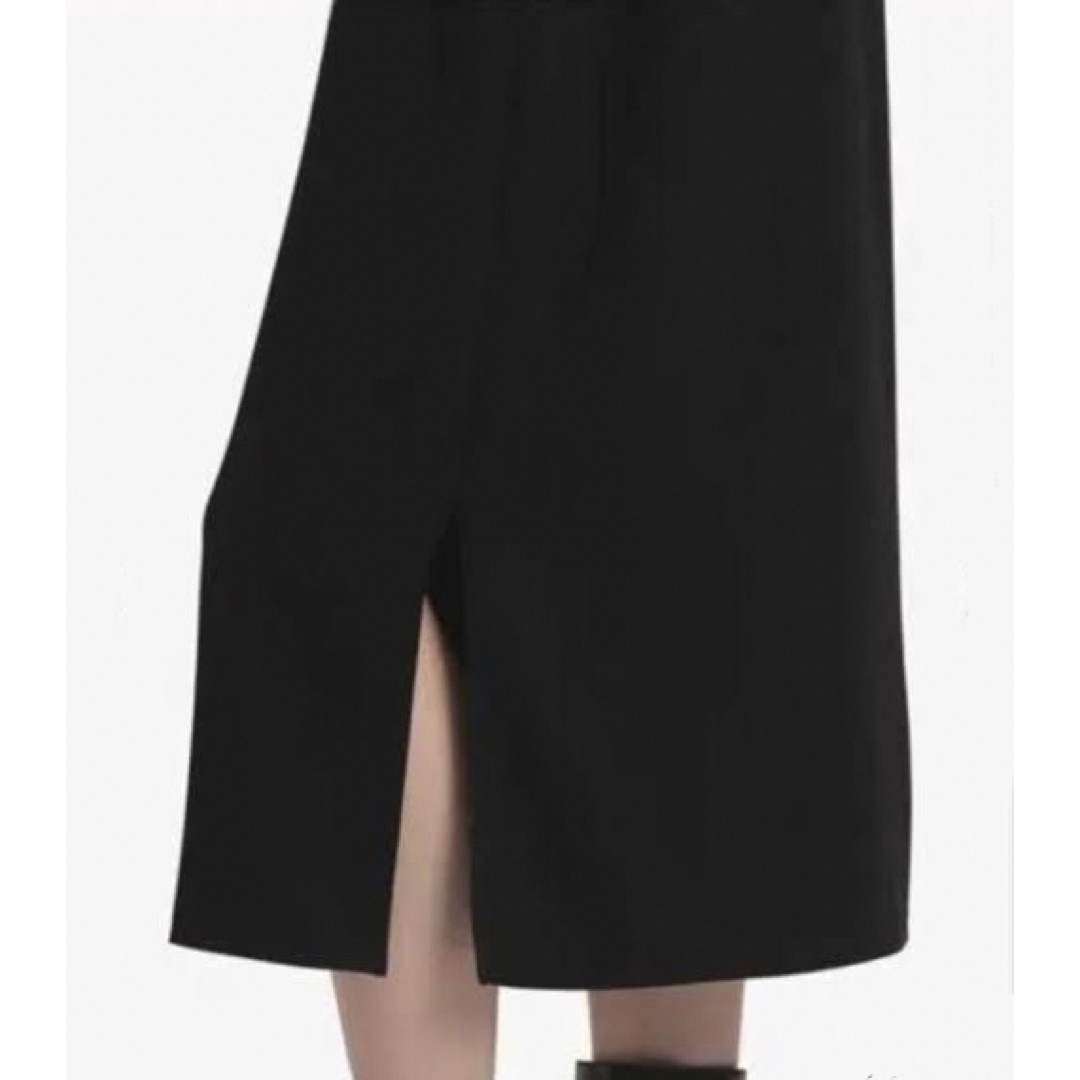Theory 21AW 異素材コンボ ウォッシャブル ノースリーブワンピース