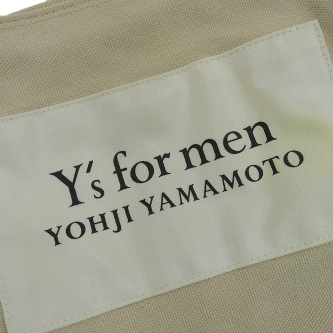 Y's(ワイズ)のワイズフォーメン Y's for men キャンバス トートバッグ 大型 ライトベージュ Y02210 レディースのバッグ(トートバッグ)の商品写真